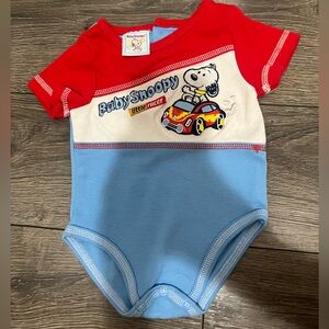 Disney Red and Blue Baby Onesie